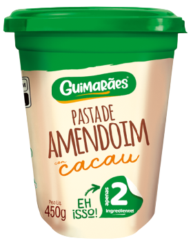 Embalagem de Pasta de Amendoim Cacau