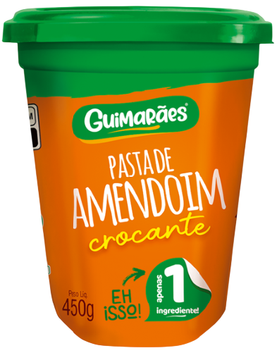 Embalagem de Pasta de Amendoim Crocante