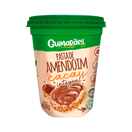 Embalagem de Pasta de Amendoim Cacau