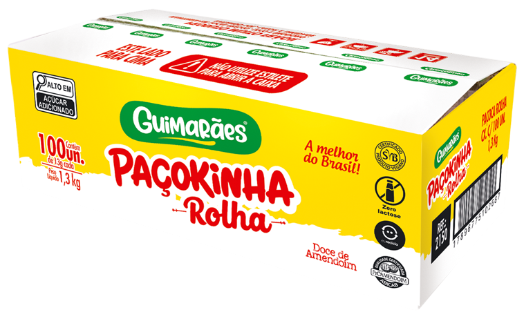 Embalagem de Paçokinha Rolha Caixa (100 UND)