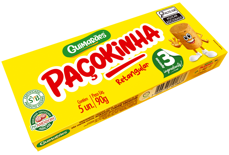 Embalagem de Paçokinha Retangular 90g