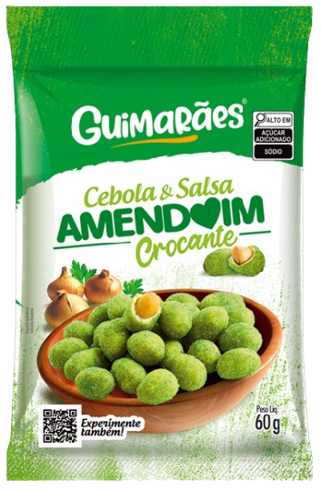 Embalagem de Amendoim Cebola e Salsa