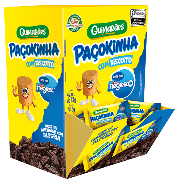 Embalagem de Paçokinha Negresco Display